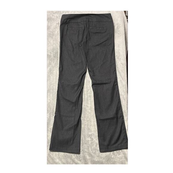 Maurices Black Charcoal Dress Pants Size 1/2 Stretchy - Picture 2 of 3